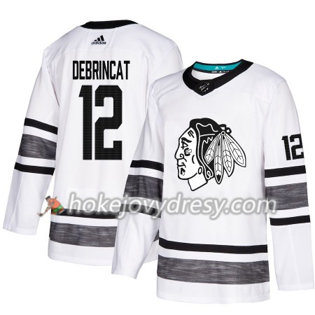 Pánské Hokejový Dres Chicago Blackhawks Alex DeBrincat 12 Bílá 2019 NHL All-Star Adidas Authentic
